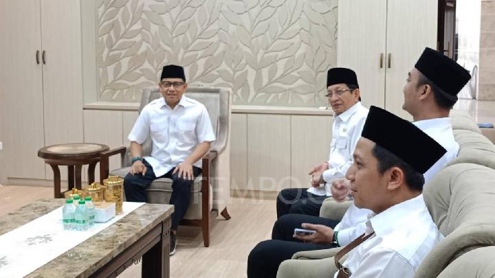 Menag Nasaruddin Temui Menko Muhaimin Bahas Ponpes yang Belum Penuhi Standar