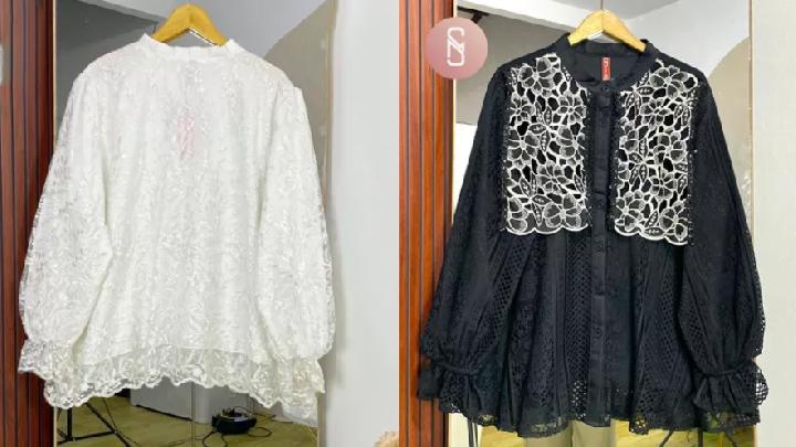 5 Atasan Brukat dan Bordir dari Myshawl yang Manis untuk Acara Spesial