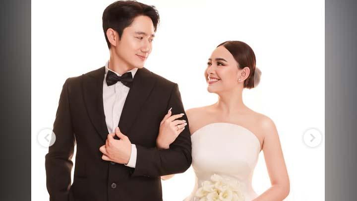 Intip Potret Amanda Manopo Berbalut Gaun Pengantin dengan Glam Makeup