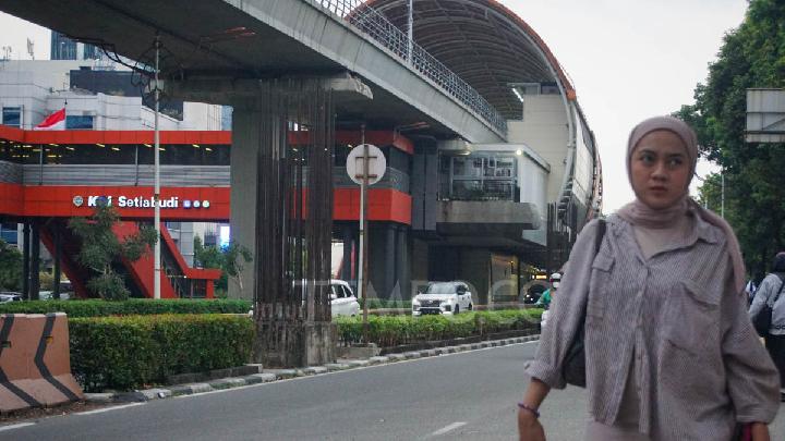 Rasuna Said’deki Monoray Direği Ocak Ayının Üçüncü Haftasında Söküldü