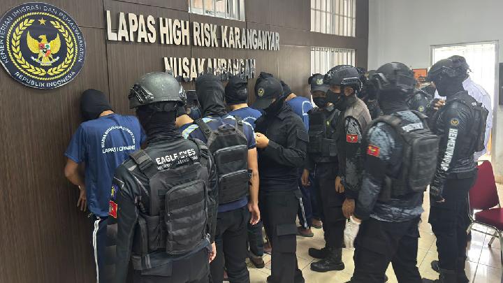 40 Narapidana Berisiko Tinggi Dipindahkan ke Nusakambangan