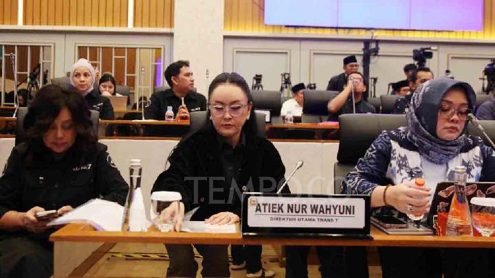 Parliament Urges Government and Broadcasting Commission to Audit Trans7's Broadcasting Rights