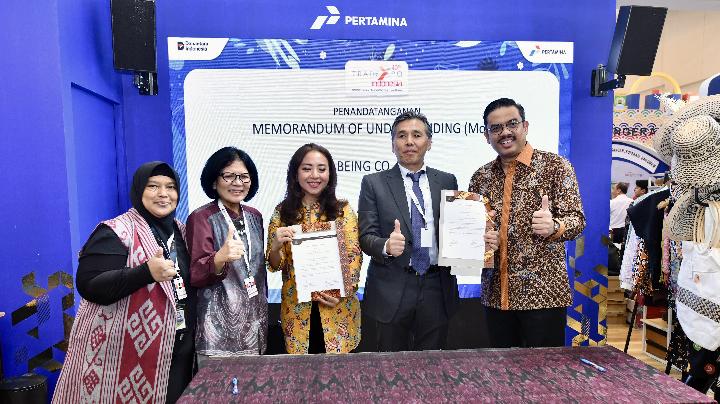 UMKM Binaan Pertamina Catat Transaksi Miliar di Hari Pertama TEI 2025