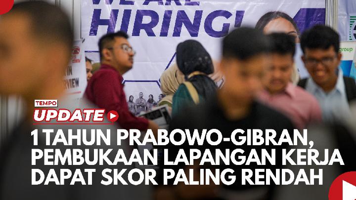 Survei: Ketidakpuasan Program 19 Juta Lapangan Pekerjaan Capai 71,6 Persen