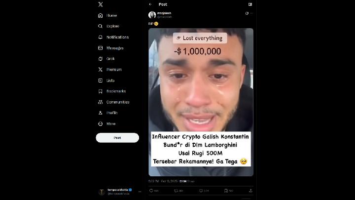 Menyesatkan: Rekaman Terakhir Pemengaruh Kripto Ukraina Sebelum Bunuh Diri