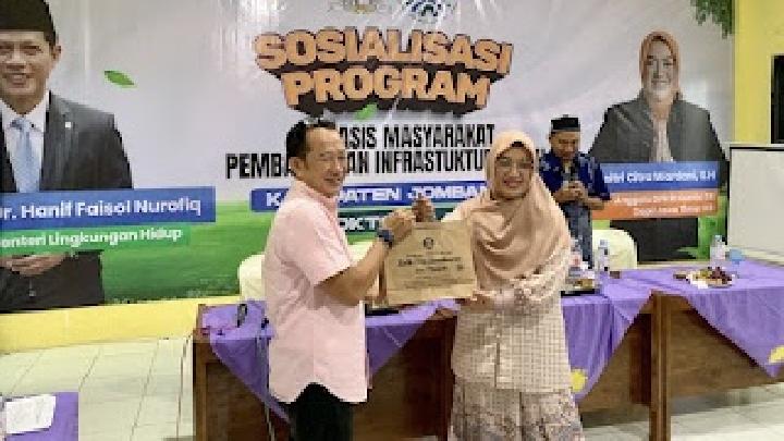 Meitri Citra Resmikan IPAL di SDIT Brilliant Jombang