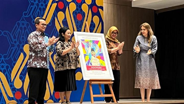 Indonesia and UN Launch Postal Stamps, Special Token to Celebrate 75 Years of Partnership