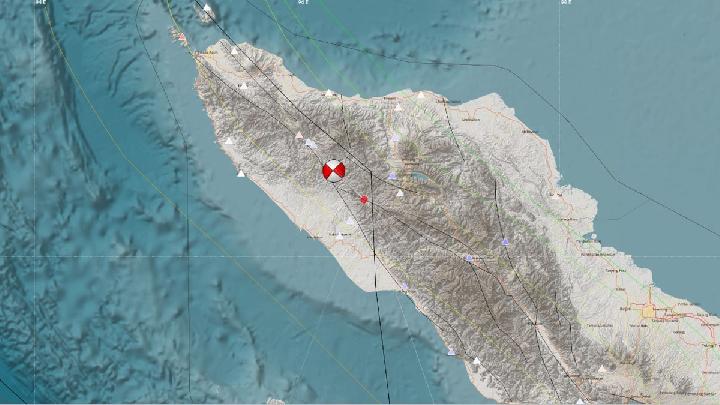 M4.9 Earthquake Strikes Aceh's Nagan Raya, No Tsunami Threat Reported