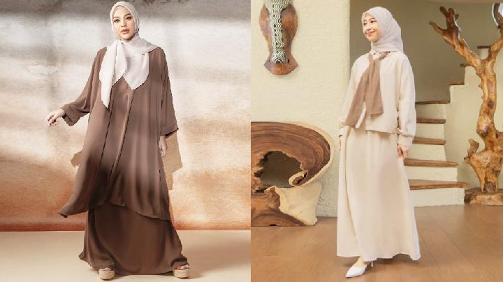 Gaya Modern dan Feminin dengan Outfit Set Lozy Hijab