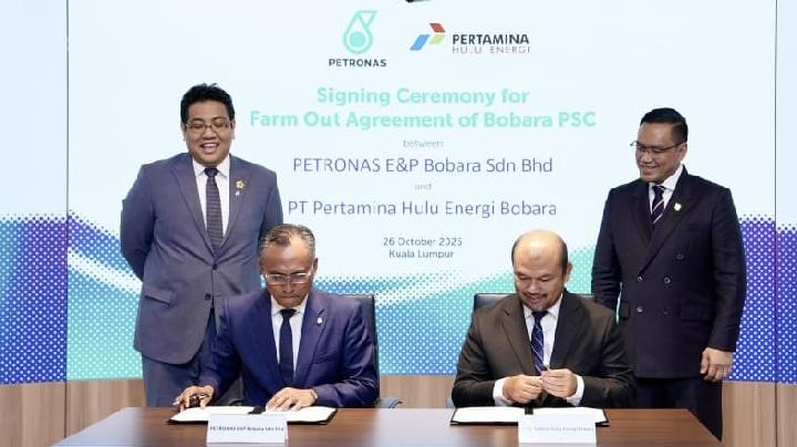 Pertamina Hulu Energi dan Petronas Bagi Hasil Blok Bobara