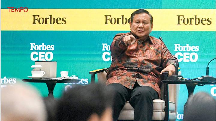 Prabowo Says Listening to Podcasts Can Be Irritating but Helpful for Self-Critique