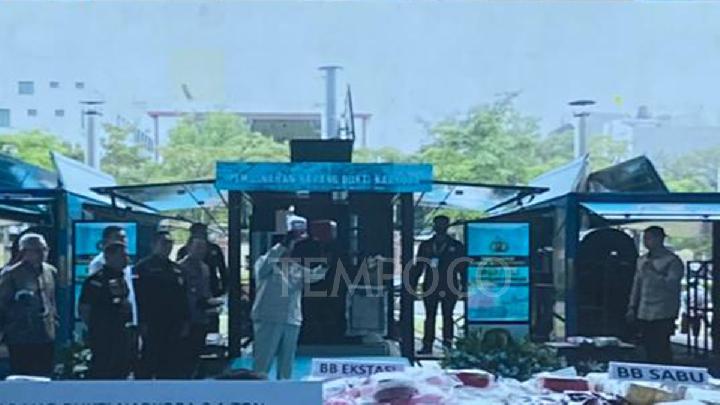 Indonesia Destroys Over 200 Tons of Seized Drugs Worth Rp29 Trillion