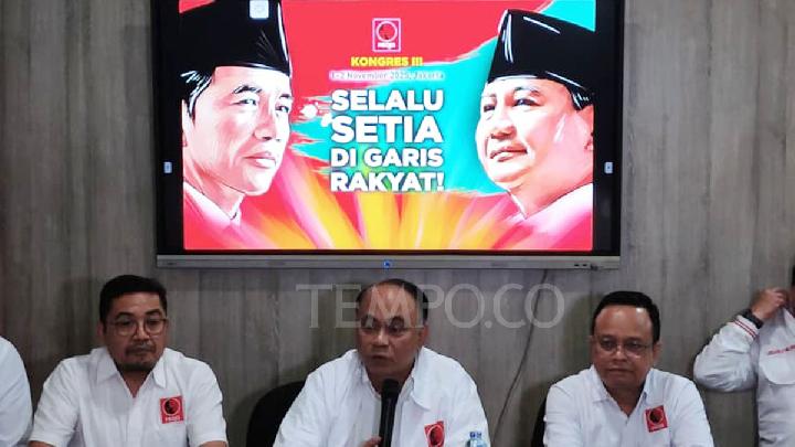 Projo Gelar Kongres III Hari Ini, Apa Saja Agendanya?