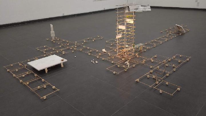 Karya instalasi berjudul 