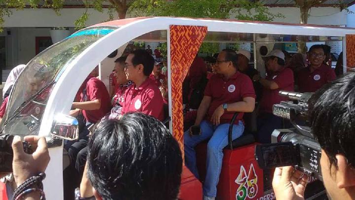 Unhas Luncurkan Mobil Listrik Engi-Move