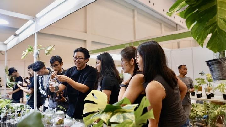 Floriculture Indonesia International (FLOII) Expo 2025, pameran tanaman hias berskala internasional terbesar di Indonesia yang telah diselenggarakan di ICE BSD, Tangerang, pada 23-26 Oktober 2025. Dok. BRI