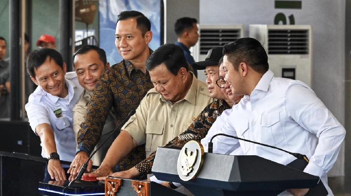 Başkan Prabowo Subianto Tanah Abang Baru İstasyonunun Açılışını Yaptı