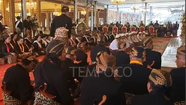 Surakarta Sarayı Yüksek Bakanı, KGPH Hangabehi’nin PB XIV olarak taç giyme töreninin gündemini bilmediğini itiraf ediyor