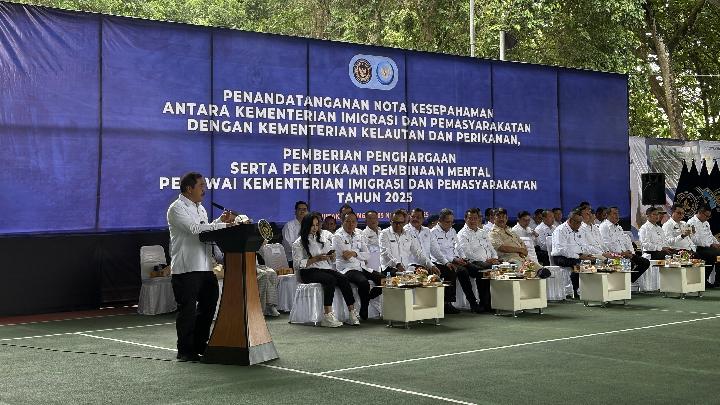 Kolaborasi Kemenimipas dan KKP Perkuat Ketahanan Pangan Lewat Program Perikanan di Nusakambangan