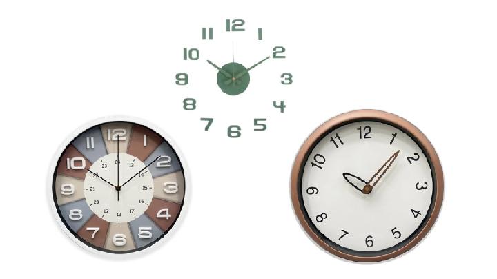 Koleksi Jam Dinding Estetis untuk Ruangan Modern tanpa Suara Detik