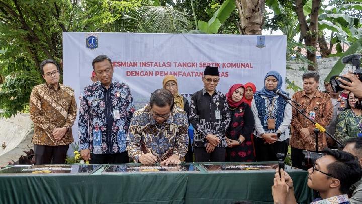 Bank Jakarta, Ortak Biyoçözüm Tesisinin Açılışı Yoluyla Çevre Dostu Sanitasyon Programını Destekliyor