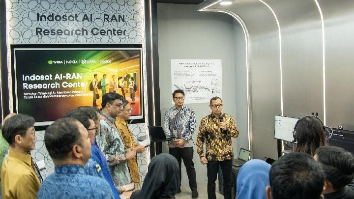 Indosat Bersama Mitra Strategis Resmikan AI-RAN Research Center