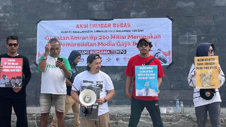 Central Sulawesi Gazetecisi Mahkemeden Amran’ın Tempo’ya Karşı Açtığı Davanın Reddedilmesini İstedi