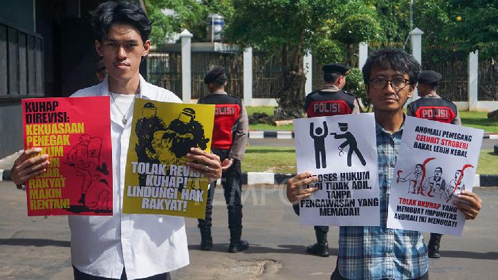 Civil Society Coalition to Hold Protest Against Criminal Procedure Code Bill Today at DPR