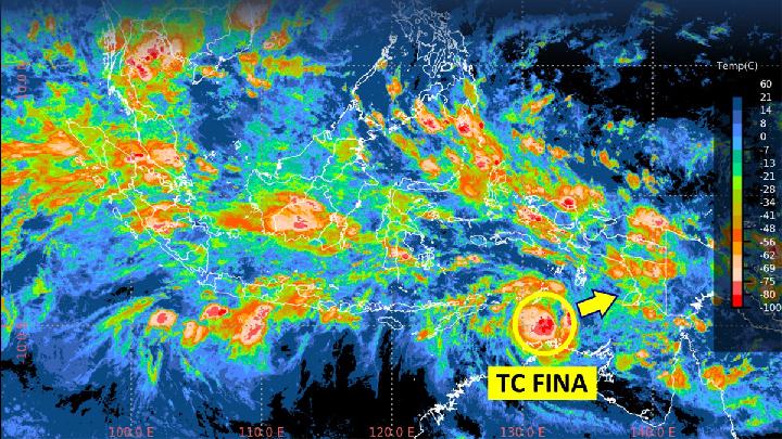 Cyclone Fina Batters Australia's Northern Territory