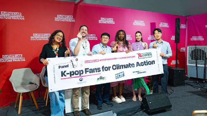 K-Pop Fans' Climate Campaign Draws Global Attention at COP30 in Brazil