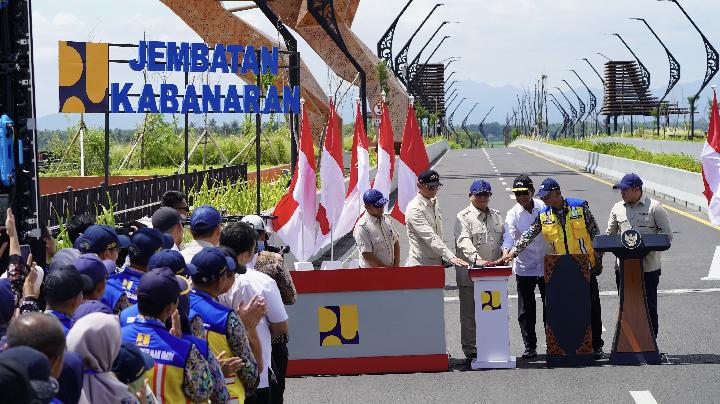 Başkan Prabowo, Adhi Karya Tarafından Yapılan, CSP Yapısal Sistemini Kullanan En Uzun Köprünün Açılışını Yapıyor