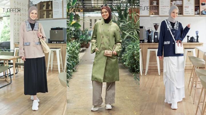 Outerwear dan Dress dengan Gaya Kasual dari Tunneeca Daily