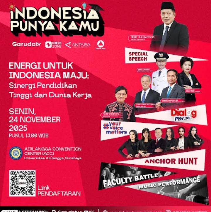 Gerakan Indonesia Punya Kamu Digelar di Unair Surabaya