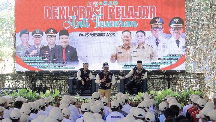 Walkot Tangerang Bangun Generasi Berintegritas Lewat Deklarasi Anti Tawuran