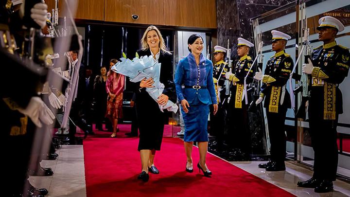 Queen Maxima Arrives in Indonesia to Promote Financial Health