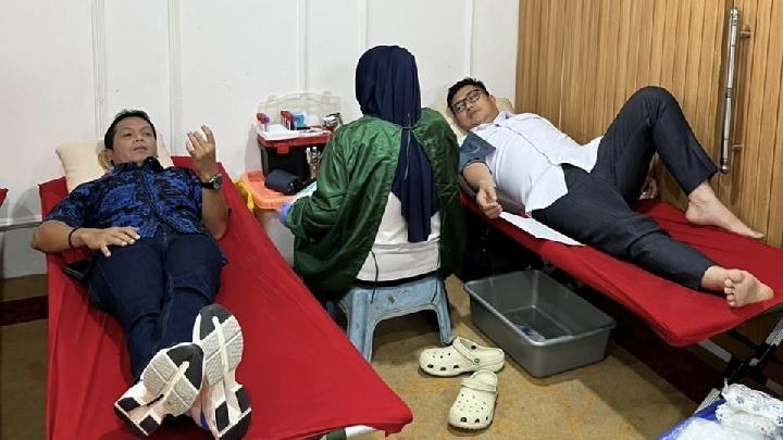Jaga Nilai Kemanusiaan, DPRD Bogor dan PMI Gelar Donor Darah