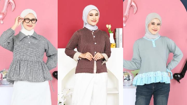 Koleksi Atasan Tartan dan Knit Mybamus x Listy Septia