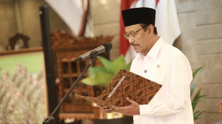 Sosyal İşler Bakanı Gus Ipul, 830 Fonksiyonel Memurun ve Halk Okulu Öğretmeninin Göreve Başladı