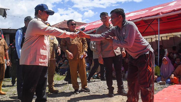 Prabowo, Bölgesel Acil Durum Durumunun Sumatra Selleriyle Başa Çıkmak İçin Yeterli Olduğunu Söyledi