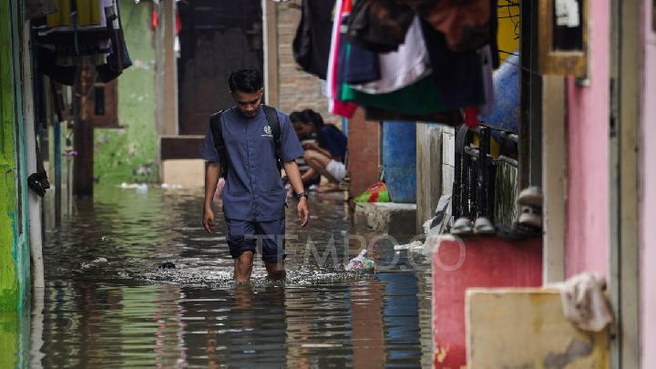 Süper Ay nedeniyle Cakarta’daki 18 RT gelgit suları altında kaldı