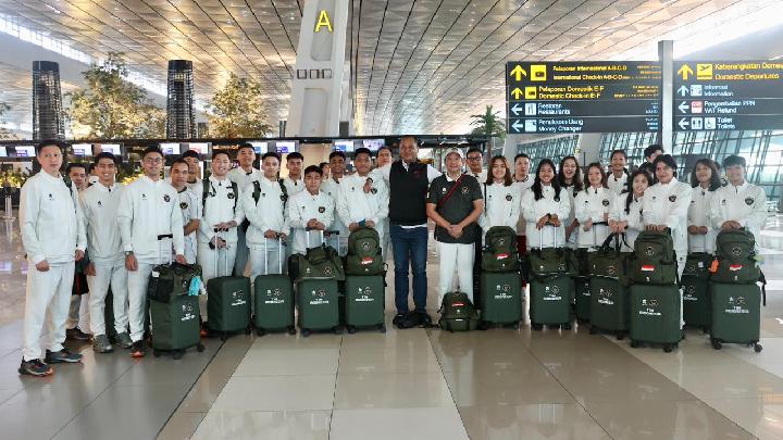 Indonesia Badminton Squad Heads to Bangkok with Two-Gold Target at SEA Games