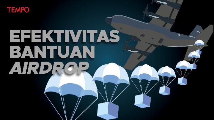 Indonesia's Military Explains Helibox Aid Airdrop After 'Empty Box' Claims