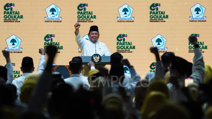 Prabowo, DPRD Tarafından Seçilen Bölge Başkanlarının Söylemini Açıkladı