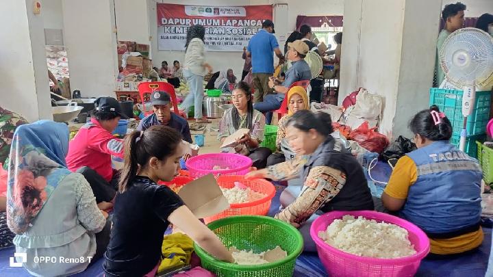 Sosyal İşler Bakanlığı Aceh, Batı Sumatra ve Kuzey Sumatra’da Halk Mutfakları Kuruyor