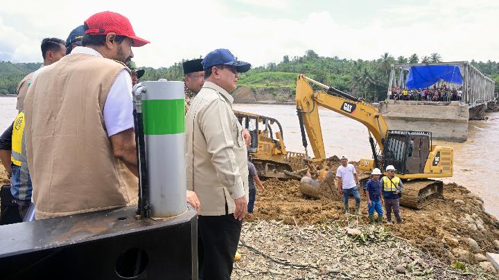 Prabowo, Teupin Mane Bailey Köprüsü’nün bir hafta daha kullanılmasını umuyor