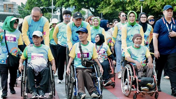 5.000 Penyandang Disabilitas Meriahkan Fun Walk HDI 2025 di Bundaran HI