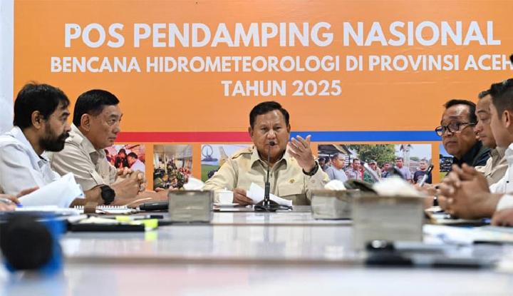 Ada Bupati ke Luar Negeri Saat Bencana, Prabowo: Kalau Tentara Namanya Desersi