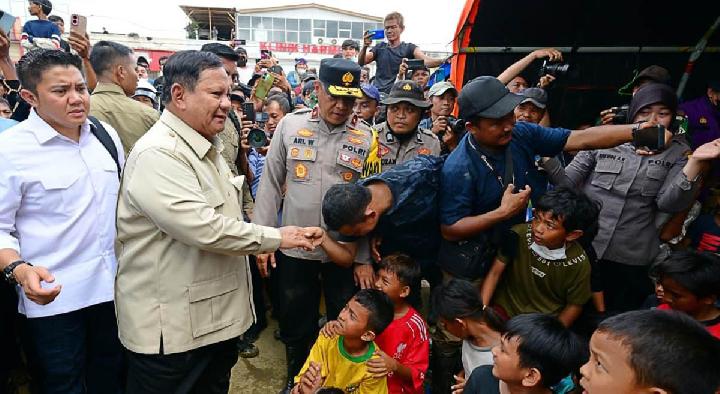 BNPB’nin Prabowo’nun ziyareti öncesinde Aceh’de yeni mülteci çadırlarının kurulmasına ilişkin açıklaması