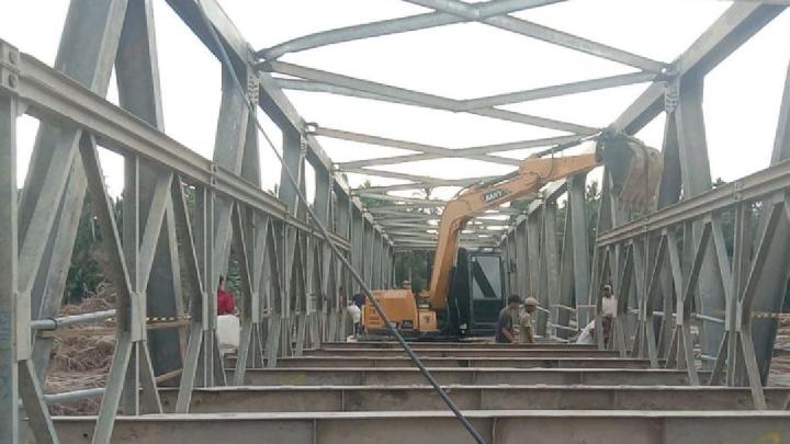 Floods Damage 15 Bridges in Aceh, Govt Sends Bailey Bridges