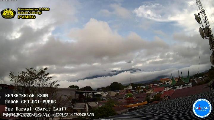 Mount Marapi Erupts in West Sumatra, Spewing Ash 1.2 Km High